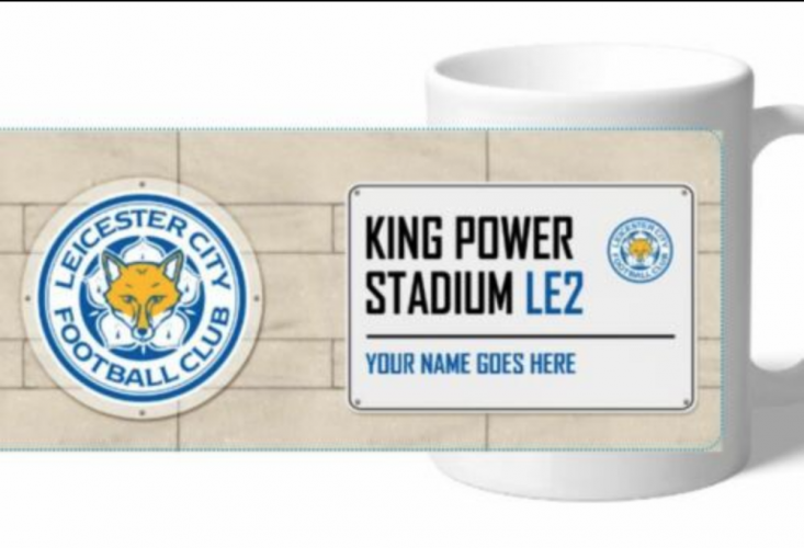 Leicester City Mug, Personalised Football Fan Gift Merchandise - Hello Leicester